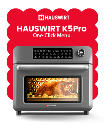 Hauswirt Air Fryer Oven 25 Litre Extra Large, Countertop Convection