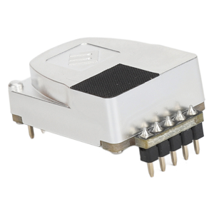 Vistas múltiples del módulo electrónico blanco o la unidad de control con soportes de montaje y puertos de conexión visibles desde diferentes ángulos.