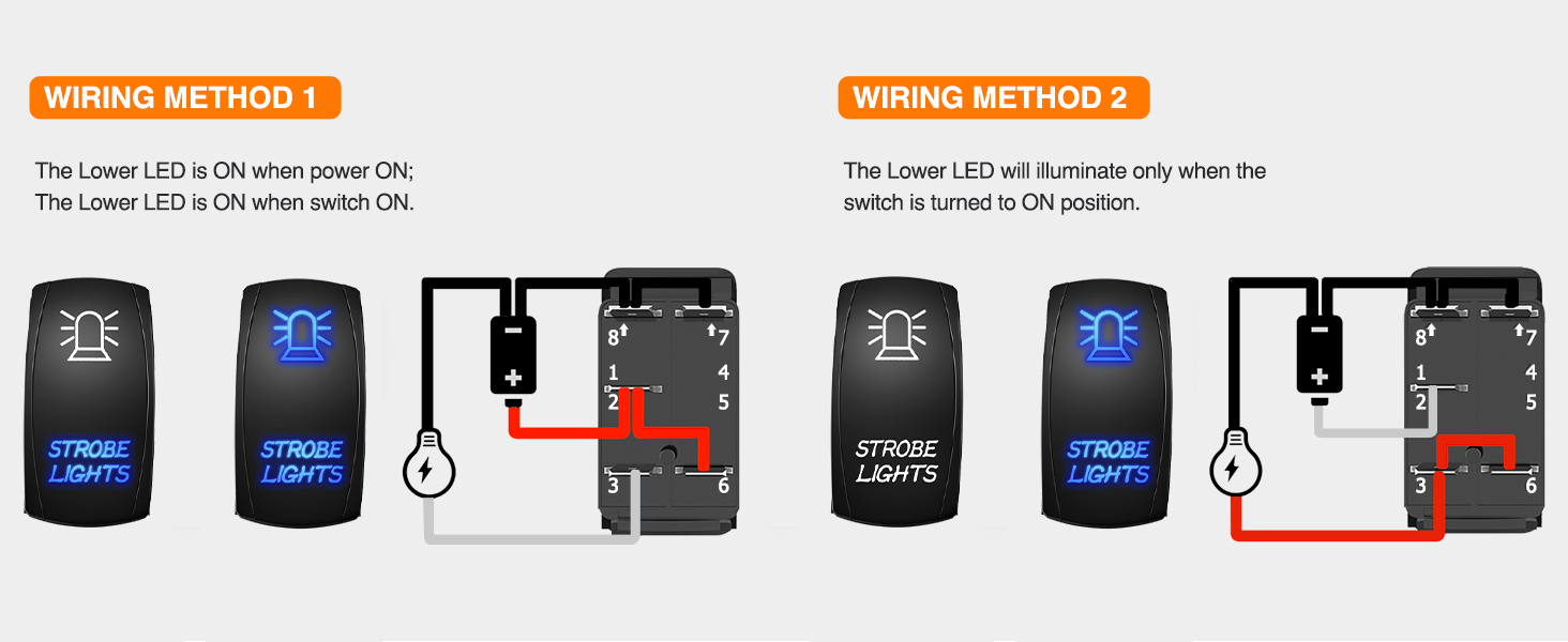 Lights Rocker Switch