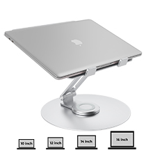 UGREEN Laptopstandaard Aluminium - Verstelbare Laptophouder Met Koeling Tot 17,3 Inch