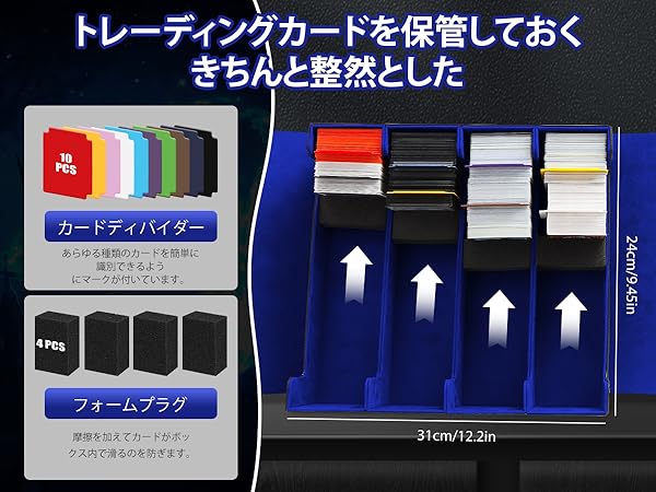 【4種】デッキケース まとめ売り デッキケース4個付き カードケース 大容量 レザー ブラック