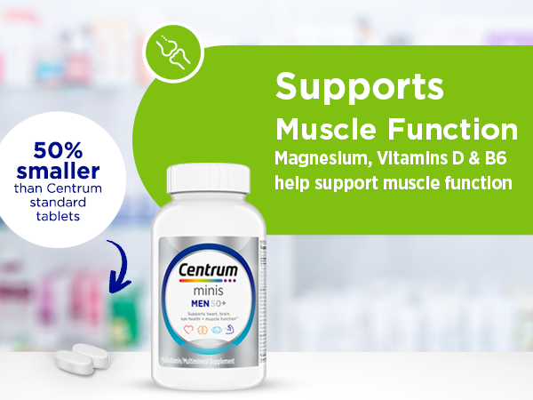 Centrum minis Men 50+ - Supports Muscle Function