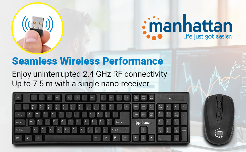 AAA「#AAABEST」 Wireless Keyboard & Optical Mouse Set 178990