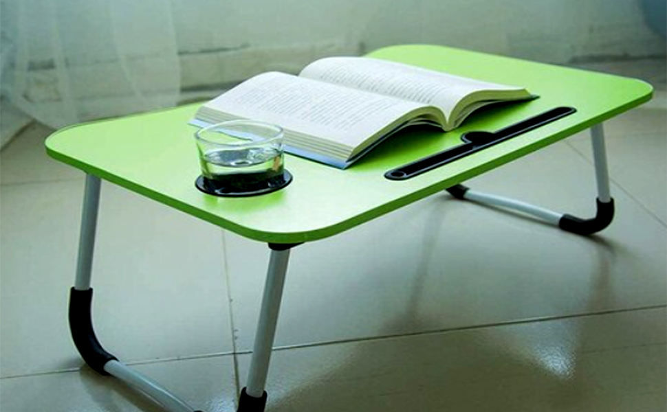 NTEK Laptop Bed Table Lap Standing Desk Notebook Table Dorm Desk with