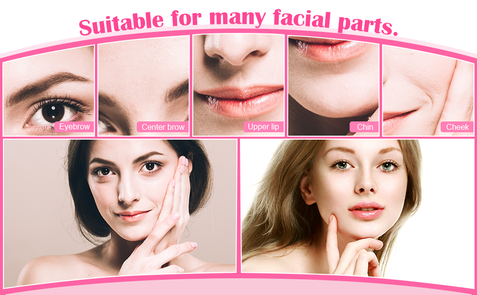 Maitys 400 Pieces Eyebrows Wax Strips Eyebrow Hair Removal