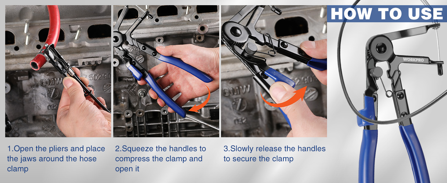 flexible hose clamp pliers