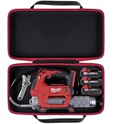 Khanka Hard Case Replacement for Milwaukee 2646-20 M18/2646-21ct M18-Spd Grease Gun,Case Only.