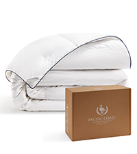 Pacific Coast Goose Feather Down Fiber Comforters Queen Size, Ultra-Soft and Breathable All Season Bedding, 8 Corner & C A33474cf 347e 4ee6 A506 Aef990a40306. CR0,0,200,225 PT0 SX200 V1