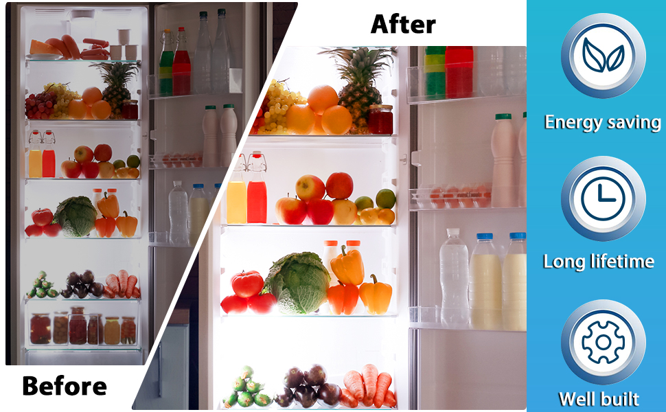 LED Refrigerator Light Bulb 3.5w 40 watt Equivalent Appliance Light