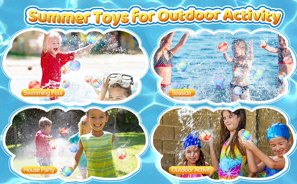 SOPPYCID CHINIKO Resuable Water Balloons, Quick