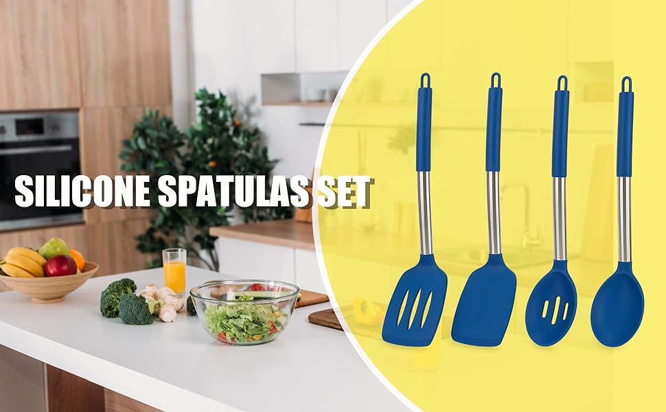 blue spatulas