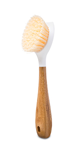 dish brush; dish brush with handle; dish scrub brush; kitchen scrub brush; kitchen brushes for dish