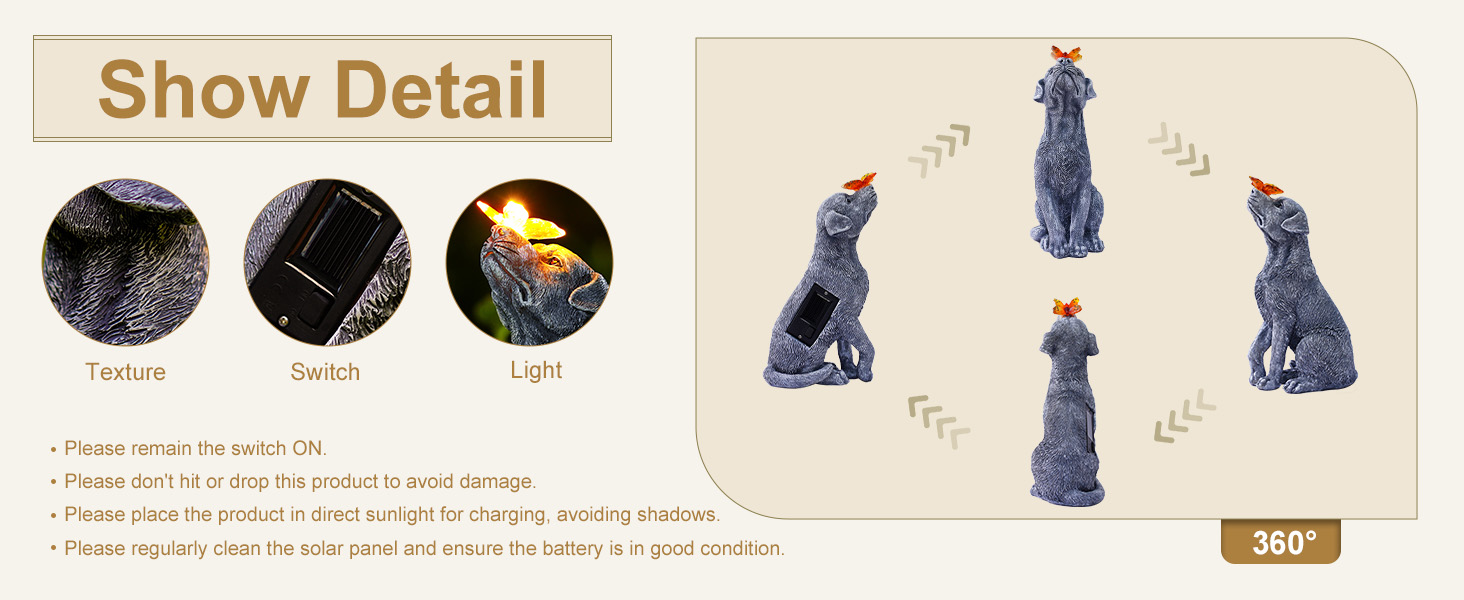 Text reads 'Show Detail'. Product detail page layout showing Halloween costume accessories with multiple small circular preview images below.