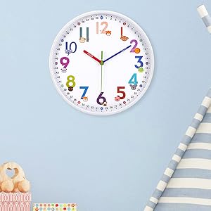 kids wall clock