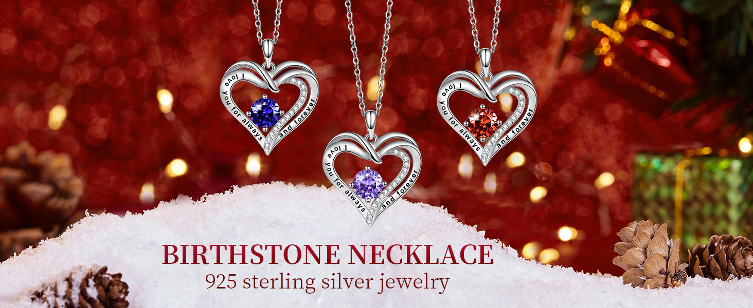 birthstone necklace