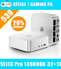 Beelink SEi13 Pro i9-13900HK ミニPC　ほぼ新品 Amazon.com: Beelink Mini PC, SEi13 Pro Intel Core i9-13900HK