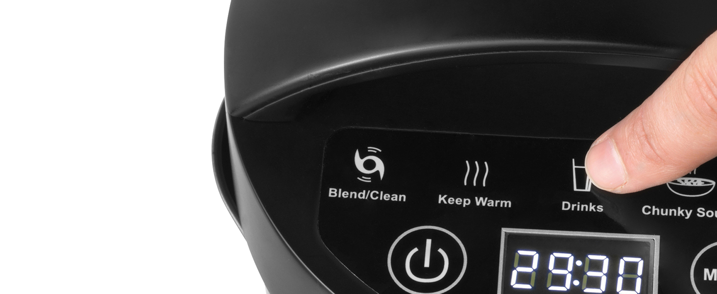 Salter EK5118V2 Digital Soup Maker 1.6L Electric Soup Blender, Family