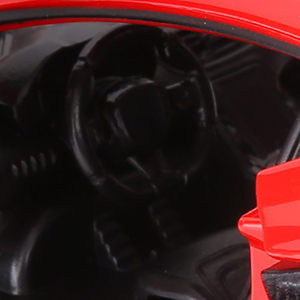 Openable rear hood and realistic interior.