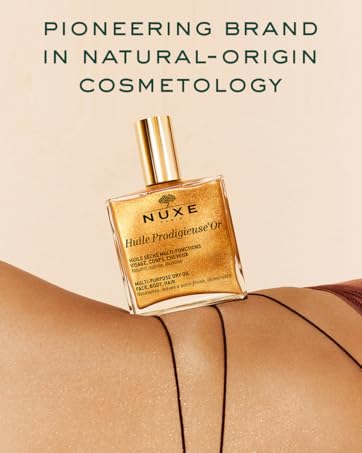 huil or; gold oil; body; shimmer; nuxe