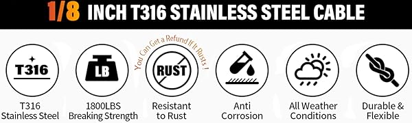 stainless steel cable