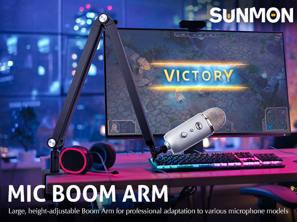Amazon.com: Blue Yeti Boom Arm with Extension Tube