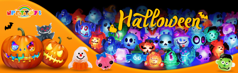 Halloween Light Up Rings