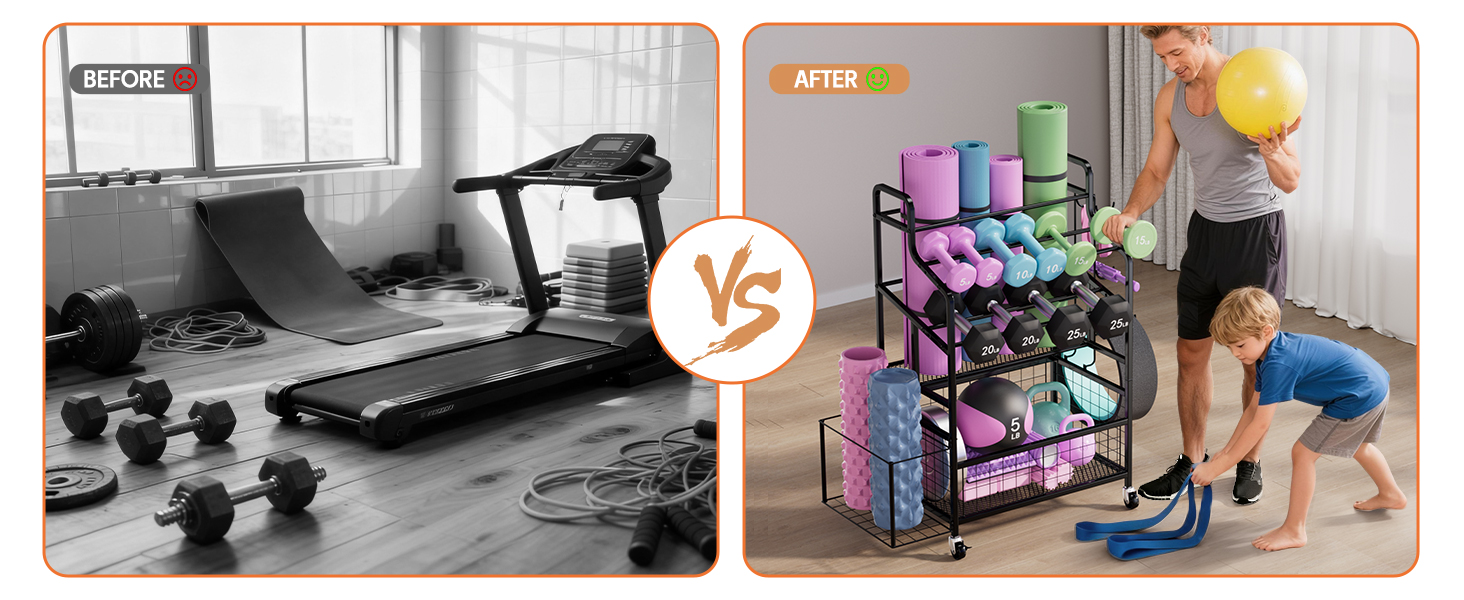 Home Gym Storage Rack