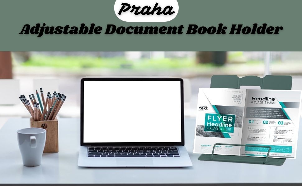 Metal Desk Book Stand