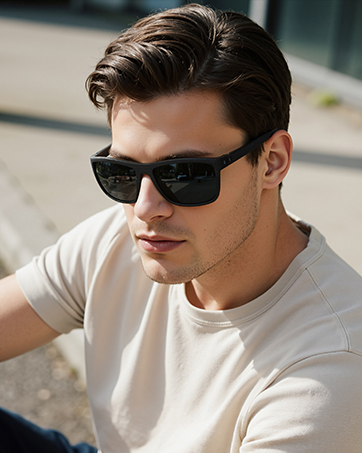 black sunglasses men