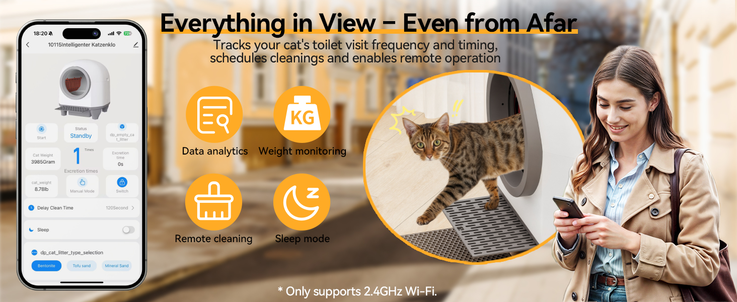 automatic cat litter tray