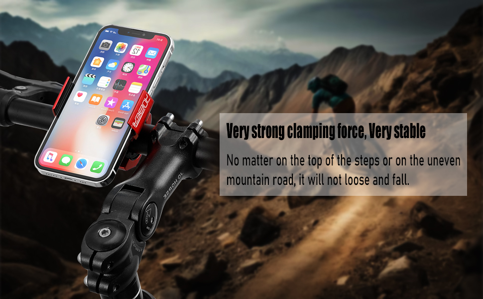 No matter on the top of the steps or on the uneven mountain road, it will not loose and fall.