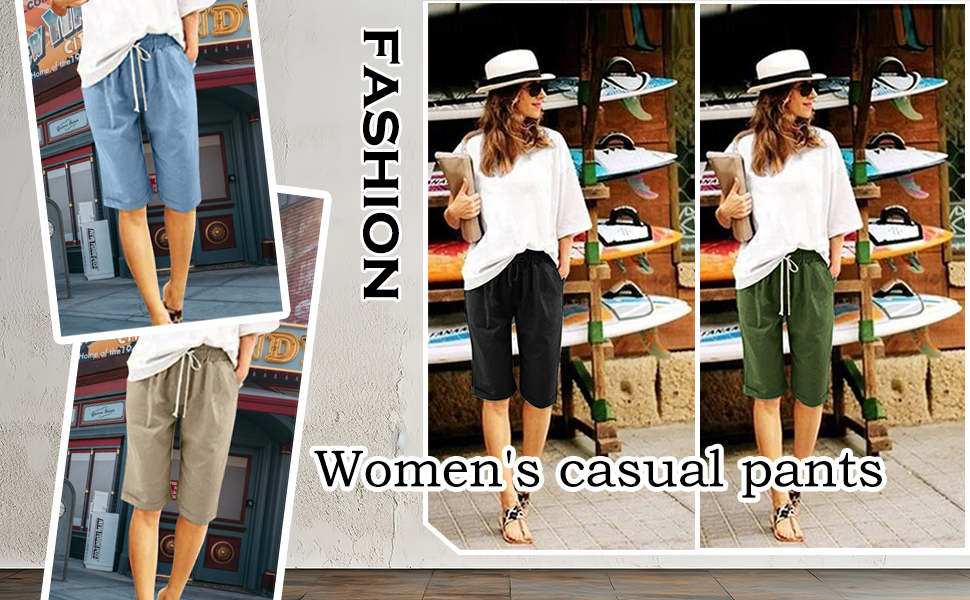 Pantalon Court avec Poches