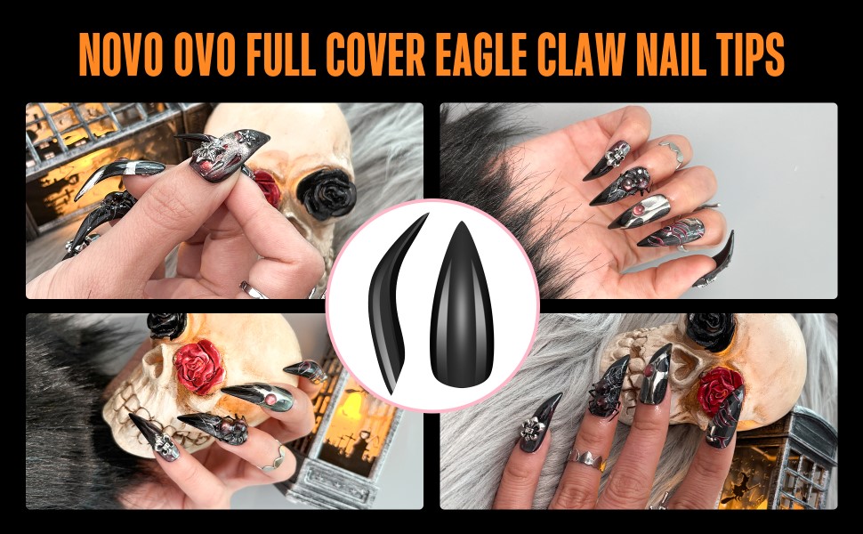 FULL COVER EAGLE CLAW NAIL TIPS