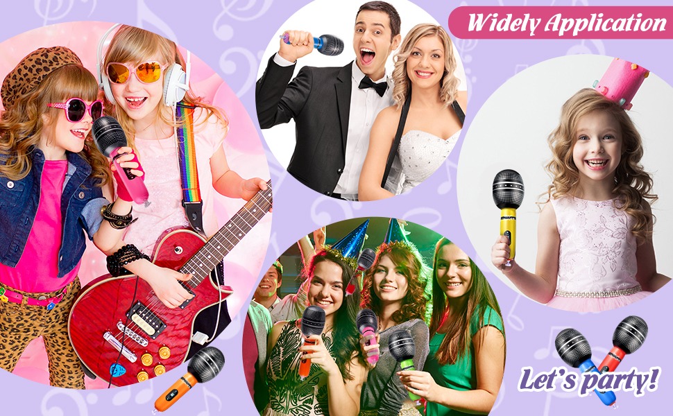 inflatable microphones for parties
