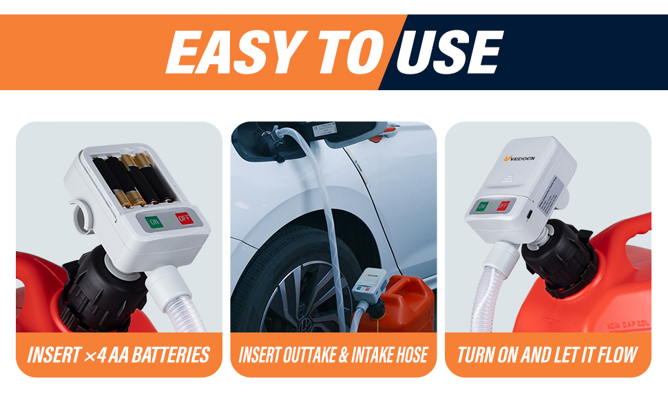 Automatic Fuel Transfer Pump with Auto-Stop