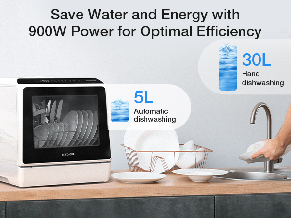Save Water and Energy with 900W Power for Optimal Efficiency