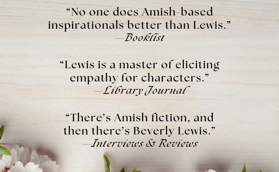 Beverly Lewis amish romance christian inspirational fiction