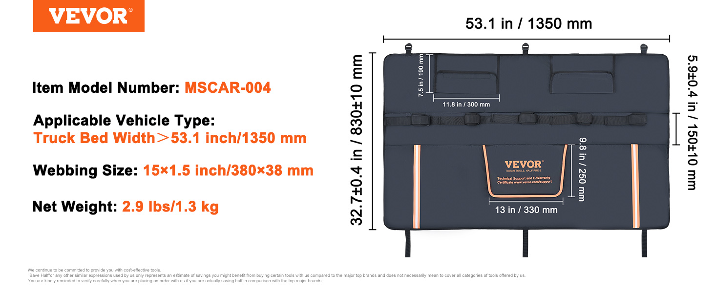 tailgate bike pads