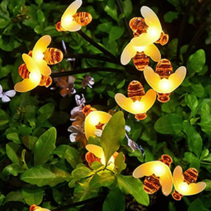 solar bee lights
