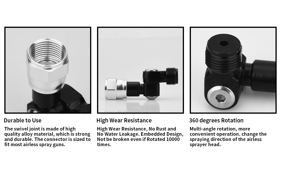 Airless SJG Airless Spray Gun Universal Rotary Joint Multi