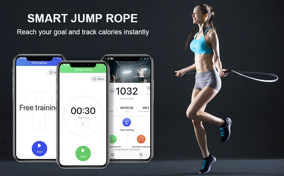 Smart Skipping Rope Jump Digital Weighted Skipping Ropes for Adults