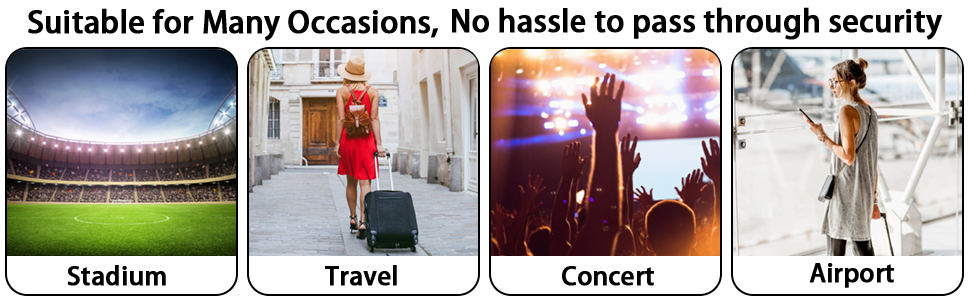 clear messenger bags