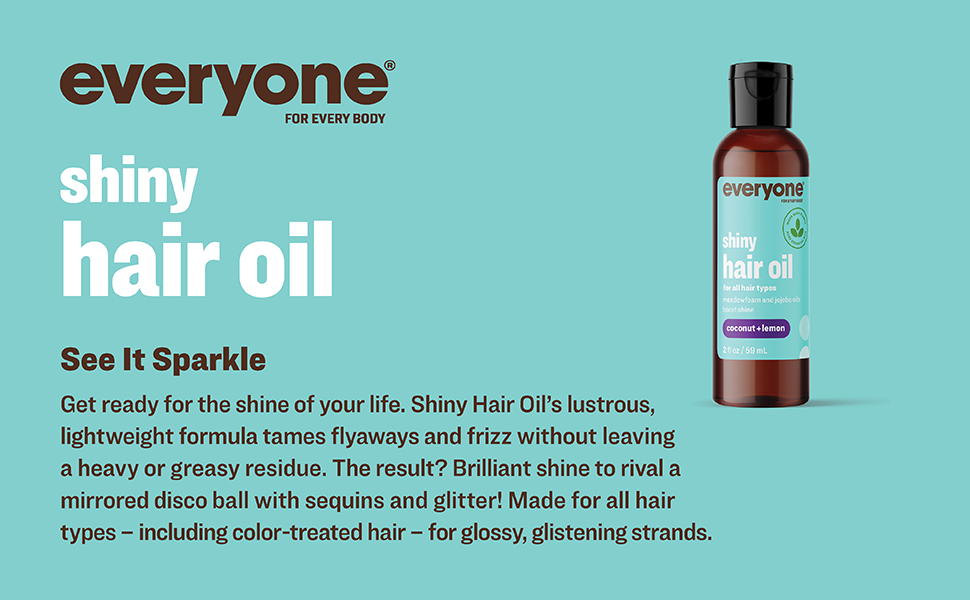 shiny hair oil