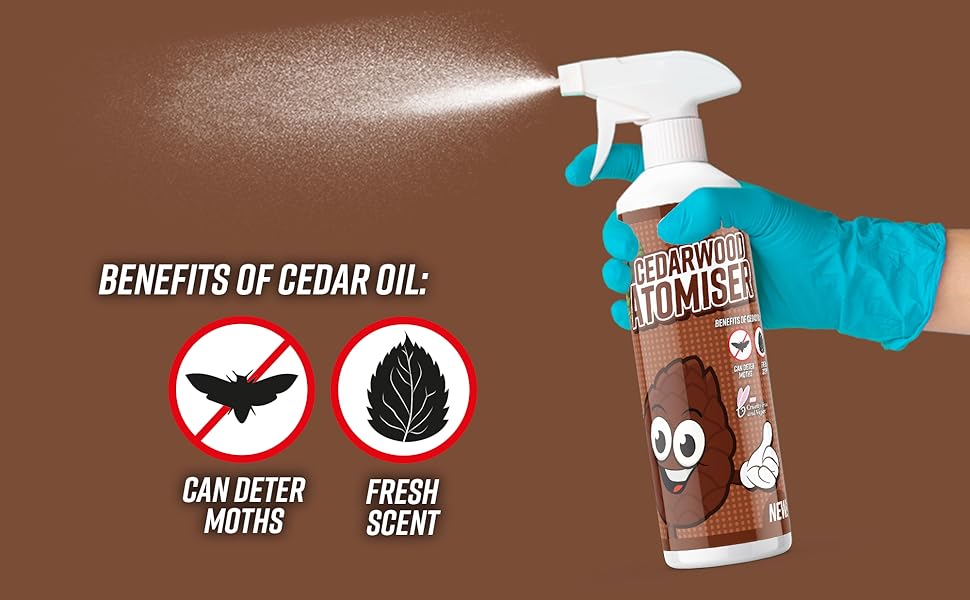 McKLords FAM0560 Cedarwood AtomiserMoth Repellent/Deterrent Spray