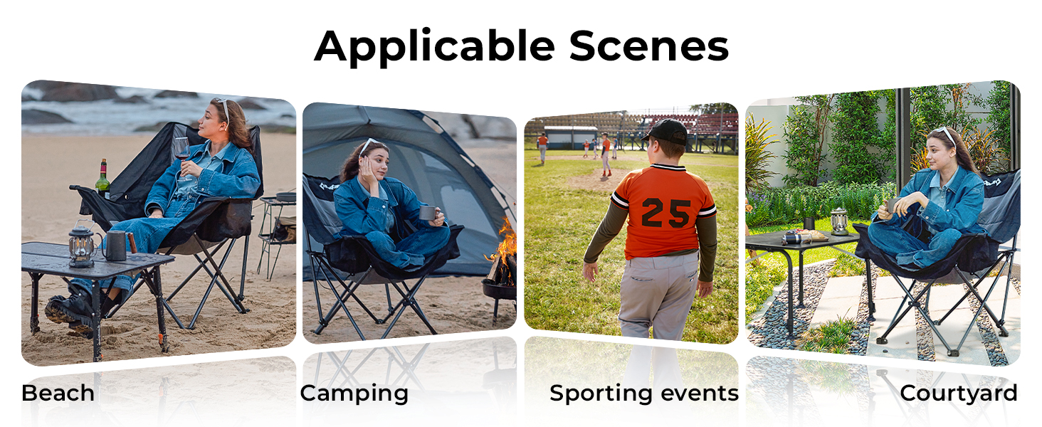 kingcamp heated camping chair
