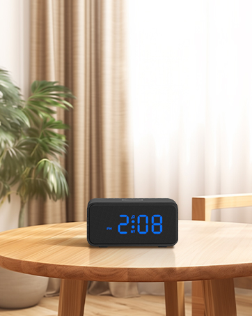 white noise machine alarm clock with wireless charger