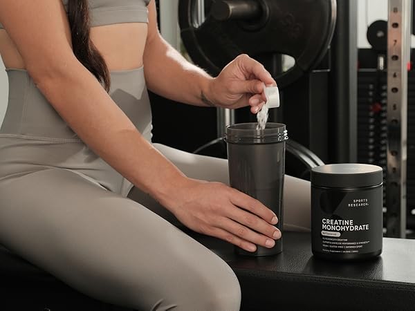 Sports Research Creatine Monohydrate For Men For Women Gluten Free Informed Sport Muscle Strength