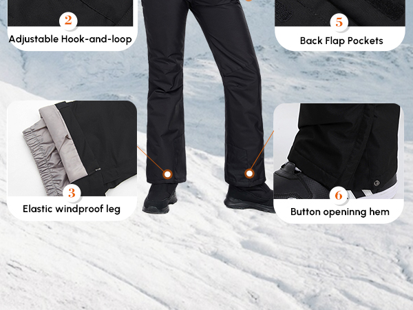 Amazon.com: GS SNOWING Women's Insulated Snow Pants