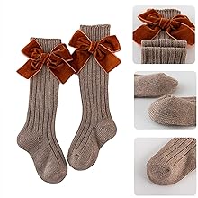 Knit Bowknot Ruffles Socks Knee High Socks