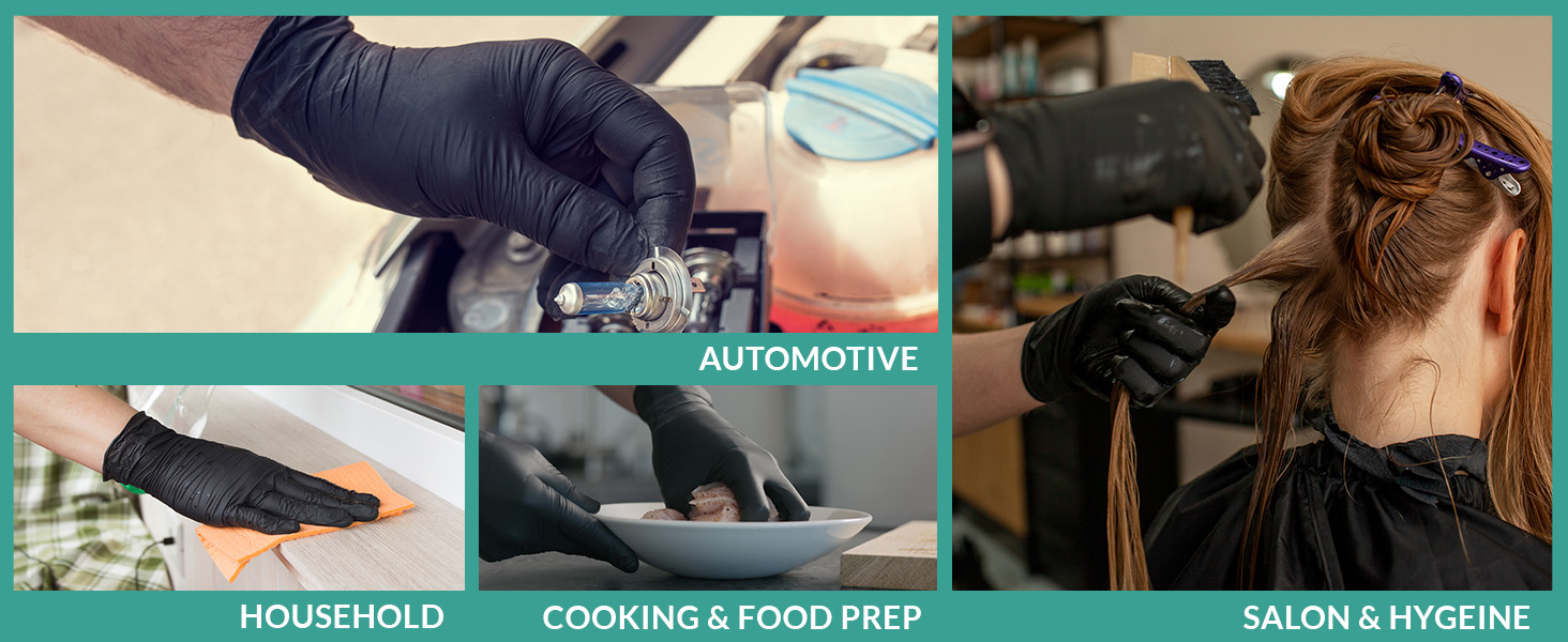 Black Nitrile Gloves - Hotspot Image